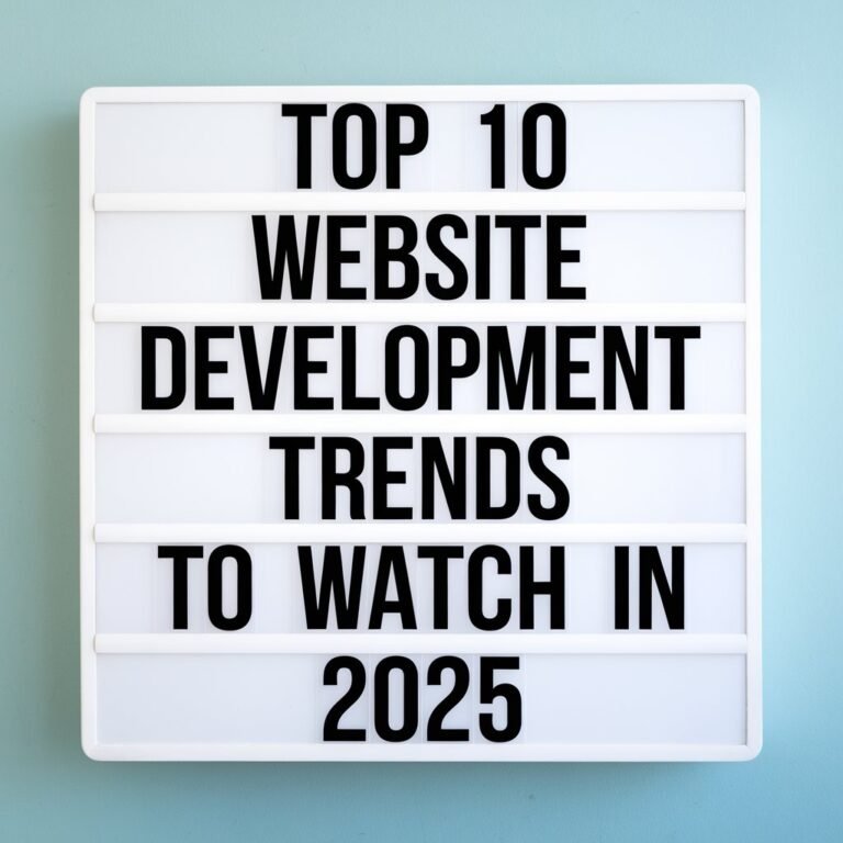 Top 10 Website Development Trends to Watch in 2025